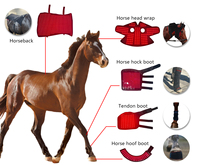 Appareil orthopédique de grande taille pour le dos de cheval 660nm 850nm photothérapie infrarouge rouge LED dispositif de thérapie équine à lumière rouge