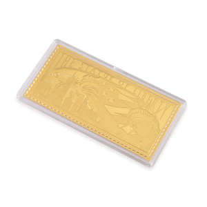 Estatua de la Libertad, Lámina de Oro 3D al por Mayor, Bloque de Oro, Lámina de Oro, Recuerdo, Regalo - Product Image 2