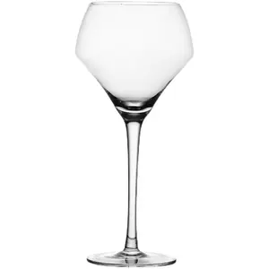 Copa de vino tinto de 13oz, vaso de cristal alto soplado a mano, de tallo largo, profesional, para Bar