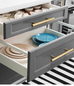 Tirador de Puerta de Armario de Aleación de Zinc, Moderno y Sencillo, Tirador de Cajón de Armario, Accesorios de Herraje Dorados de Lujo Ligero - Product Image 6