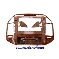 MeiHua Cadre DVD de 10.1 pouces pour Mistubisdhi Pajero V73 V60 V68 2004-2011 Panneau de modification du lecteur DVD en bois ABS