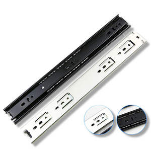 Modern 3-Fold Ball Bearing Aluminum Alloy Drawer Slide Rail 45mm Telescopic Undermount <b>Extension</b> Dining <b>Outdoor</b> Hotel Bedroom - Product Image 1