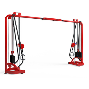 Máquina de selección de carga de Pin de gimnasio Máquina cruzada de cable de entrenador multifuncional ajustable para centro de fitness - Product Image 1