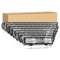 Barra de Luces LED de 180W IP67 para Techo de Vehículos Todoterreno, Patrón de Haz Combinado, Lámpara de Trabajo LED con 60 LED para SUV