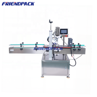 Machine de bouchage automatique de bouteilles d'eau avec courroie synchrone en acier inoxydable, bouchonneuse haute vitesse pour bouteilles en plastique et en verre