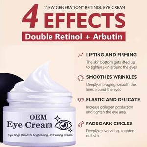 Crème pour les yeux infusée à la glycérine : pour un nettoyage en profondeur quotidien, purifiant, élimine en douceur les impuretés, réduit les <span class=keywords><strong>milia</strong></span>, les cernes et les poches - Product Image 3