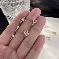 YW nez Piercing nez anneau coeur étoile couronne Clip sur nez oreille Clip manchette boucle d'oreille pour les femmes bijoux de corps