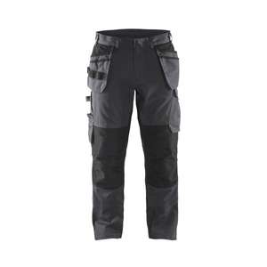 BLAKLADER - 149613309699C146 Service <b>trousers</b> <b>stretch</b> with nail pockets Mid grey/<b>Black</b> - EAN 7330509689745 <b>WORK</b> <b>TROUSERS</b> - Product Image 1