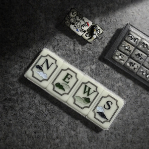 Juego de Mahjong de Acrílico de Lujo, Pintado a Mano, 160 Piezas, Fichas de Juego Duraderas para Entretenimiento Familiar - Product Image 2