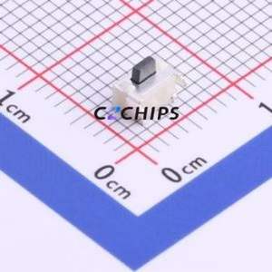 TS-1010B-C-A Tactile Switch SMD Switch Single Pole Single Throw Rectangle Button 2.6N Horizontal Mount - Product Image 1
