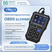 Herramienta de Diagnóstico OBD, Detector de Fallas de Automóviles, Lector de Códigos con 1 Año de Garantía para Automóviles de Gasolina de 12 V, Compatible con Inglés