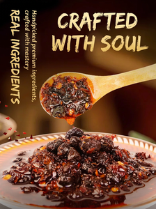 Salsa Chili Fermentata al Soia Laoganma con Carne di Maiale Sfilacciata, Bottiglia da 210g, Olio Chili Tradizionale, Alimento Pratico per Pasti Rapidi - Product Image 3