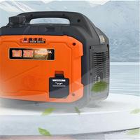 Kleiner Benzin-Generator mit Elektrostarter, Dual-Fuel 2000W Generator, Heckklappen-Generator, Geräuscharmes Modell
