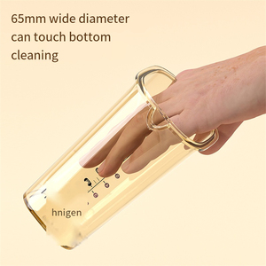 Juego de biberones para bebés Premium sin BPA con mango de cuerpo recto grande Boca ancha Patrón de puntos Biberones Para bebés Botella - Product Image 6