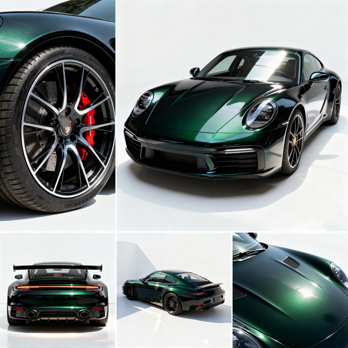 Satin Metallic Glossy Benz Blackish Green