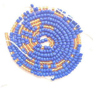 Hilo de algodón usado, cuentas de arroz de cristal inelásticas de colores, cintura, vientre, africano - Product Image 5