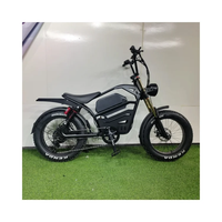 Vélo de Montagne Électrique Neuf de Haute Qualité, Prix Usine, Moteur Central 48V 500W-750W, Pneus Larges 20'', Porte-Bagages Arrière, Livraison Rapide