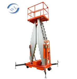 Double mast Work platform aluminum alloy hydraulic lift tables electric lift lifting platform for sale