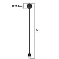 Câble de charge USB pour montre intelligente Xiaomi Mibro X1/Lite/Mibro pour Color Sport, adaptateur de chargeur électrique