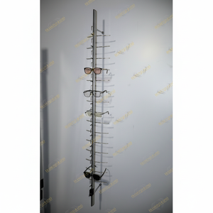 Équipement d'affichage optique brillant en gros Support mural pour lunettes en acier inoxydable Support pour lunettes - Product Image 1