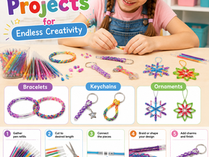 Recambios de Filamento para Bolígrafo 3D Yiqiu3D, Juego de 20 Colores de 1.75 mm, Material PLA Antiobstrucciones para Bolígrafo de Impresión 3D, para Manualidades Infantiles - Product Image 6