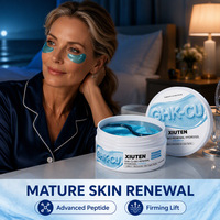 Soins de la peau coréens, patchs hydrogel pour les yeux au peptide de cuivre bleu GHK-CU, réparation, élasticité, masque pour les yeux, élimination des poches sous les yeux, ridules