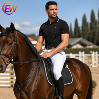Pantalon d'équitation homme best-seller avec demi-grip, compression, taille mi-haute, coupe régulière, pour l'entraînement, avec fermeture éclair