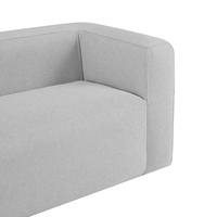 Canapé gonflable portable bleu en PVC écologique, fauteuil de relaxation moderne, mobilier d'air gonflable, pouf d'extérieur pliable