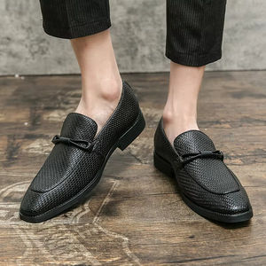 Zapatos Formales de Hombre de Cuero Genuino Británico de Alta Calidad, Diseño de Lujo para Negocios, con Cierre de Cordones, Patrón Hecho a Mano, Gran Venta - Product Image 6