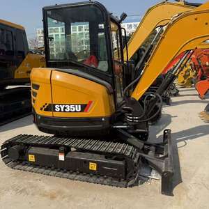 รถขุดขนาดเล็ก Sany Sany35U มือสอง 3.5 ตัน แบบตีนตะขาบ พร้อมมอเตอร์ SY60 SY75 SY95 รุ่นปี 2025 บริการหลังการขาย 1 ปี - Product Image 1