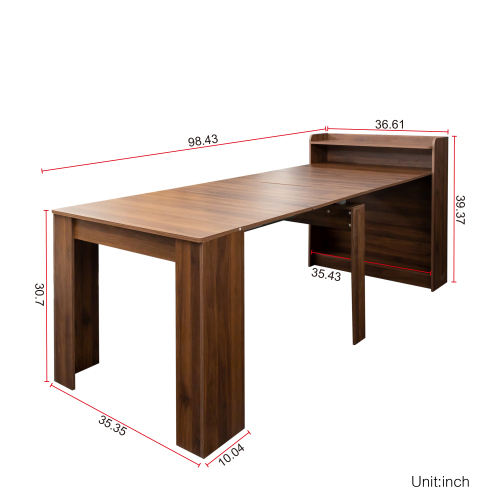 New Stock Arrival Living Furniture Modern Wooden Dining Table With Best Price Sintered Foldable And Extendable Dining Table.