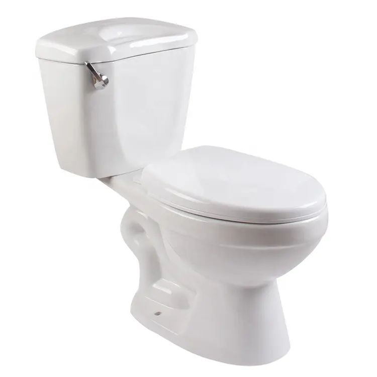 China asian standard siphonic two piece toilet for home decoration
