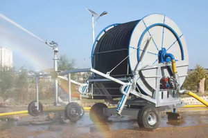 2026 New Drip Irrigation Kit with Sprinkler Gun & Hose Reel Water-Efficient <b>Rubber</b> for Greenhouse Use - Product Image 1