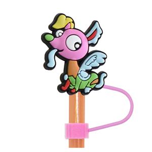 หมวกฟางฮาโลวีนขายส่งยอดนิยม ขนาด 10 มม. ฝาครอบป้องกันฝุ่นแบบ PVC สำหรับงานปาร์ตี้ ปลั๊กกันฝุ่นสำหรับหลอดดูดน้ำ ฝาครอบซิลิโคนตกแต่ง - Product Image 6