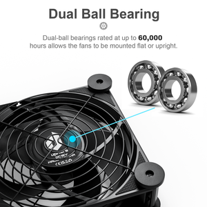 <span class=keywords><strong>UpHere</strong></span> AC DC 12V Ventilateur Haute Qualité Électrique 120mm Ventilateur Ultra Silencieux Ventilateur De Refroidissement Meilleure Performance Support US UK EU JP - Product Image 5