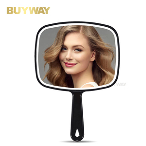 Vuông treo gương Salon cắt tóc làm tóc Gương cầm tay với xử lý xách tay trang điểm vẻ đẹp gương người đàn ông cạo râu bán buôn - Product Image 3