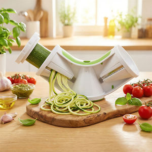 Espiralizador de Verduras 3 en 1, Cortador Multifuncional de Cocina, Triturador en Espiral, Picador de Verduras, Rebanador - Product Image 5