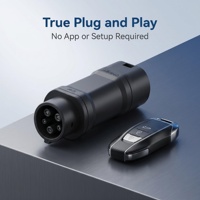 Adaptateur de charge pour véhicule électrique GB/T vers Type 1 32A, standard Chine vers États-Unis/Japon 250V, pour véhicule électrique ADAPTATEUR