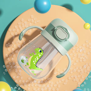 Biberon d'eau pour bébé personnalisé sans BPA avec paille, nouveau design, meilleure tasse avec impression mignonne, biberon le plus récent, au prix de gros - Product Image 6