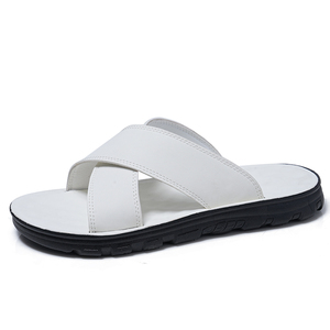 Nuevas Sandalias Blancas de Cuero para <span class=keywords><strong>Hombre</strong></span>, Talla Grande 47 48, Exportación a África, Venta Caliente, Fábrica de Sandalias de Guangzhou, Proveedores <span class=keywords><strong>Shein</strong></span>, Calidad - Product Image 3