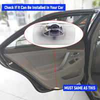 Lampe de courtoisie pour porte avec logo LED Projecteur laser d'ombre fantôme pour toyota camry Crown Prado Reiz corolla prius Feux de voiture à LED