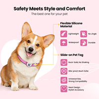 PawView Großhandel Silikon NFC Smart QR-Code Haustier-Anhänger Individueller Hunde-Air-Tag Personalisierter Haustier-Hunde-ID-Anhänger