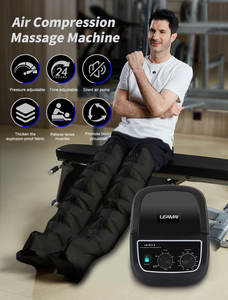 Aparato de masaje de piernas de terapia de presión de onda de aire personalizable de alta calidad de fábrica OEM para alivio del dolor muscular de circulación sanguínea - Product Image 5