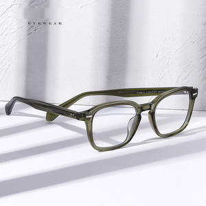Thời trang cao cấp handmade Acetate chất liệu ánh sáng màu xanh lọc kính biểu tượng tùy chỉnh kính khung - Product Image 3