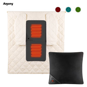 Almohadilla térmica de grafeno portátil con certificación CE, <span class=keywords><strong>manta</strong></span> recargable por USB 3 en 1, 3 niveles de calor, protección contra sobrecalentamiento <span class=keywords><strong>para</strong></span> el hogar/coche/Oficina - Product Image 1