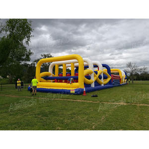 Endurance professionnelle Blow up <span class=keywords><strong>Ninja</strong></span> <span class=keywords><strong>Warrior</strong></span> 5k Obstacle gonflable géant fou pour l'événement de course de course en plein air - Product Image 5