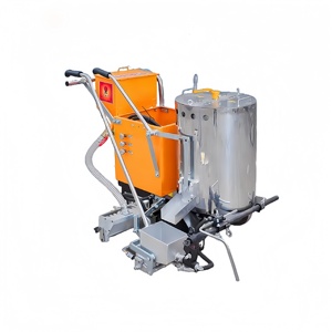 Machine de marquage routier thermoplastique à peinture jaune à fusion à chaud pour lignes routières, puissance 3 kWz, faible consommation - Product Image 2
