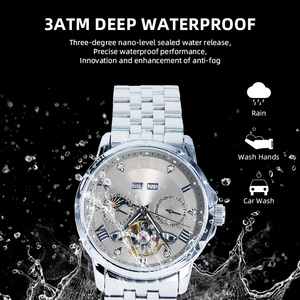 Forsining Heren Mechanische Horloges Met Op Maat Gemaakte Mechanische Beweging En Transparant Kader - Product Image 5