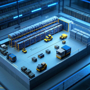 Tùy chỉnh quy mô giảm mô hình xây dựng nhà máy công nghiệp/kho/tòa nhà văn phòng mô hình xây dựng ép phun - Product Image 6