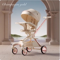 Poussette pliable en alliage d'aluminium la plus vendue avec ceinture de sécurité à cinq points pour bébés de 6 mois à 3 ans